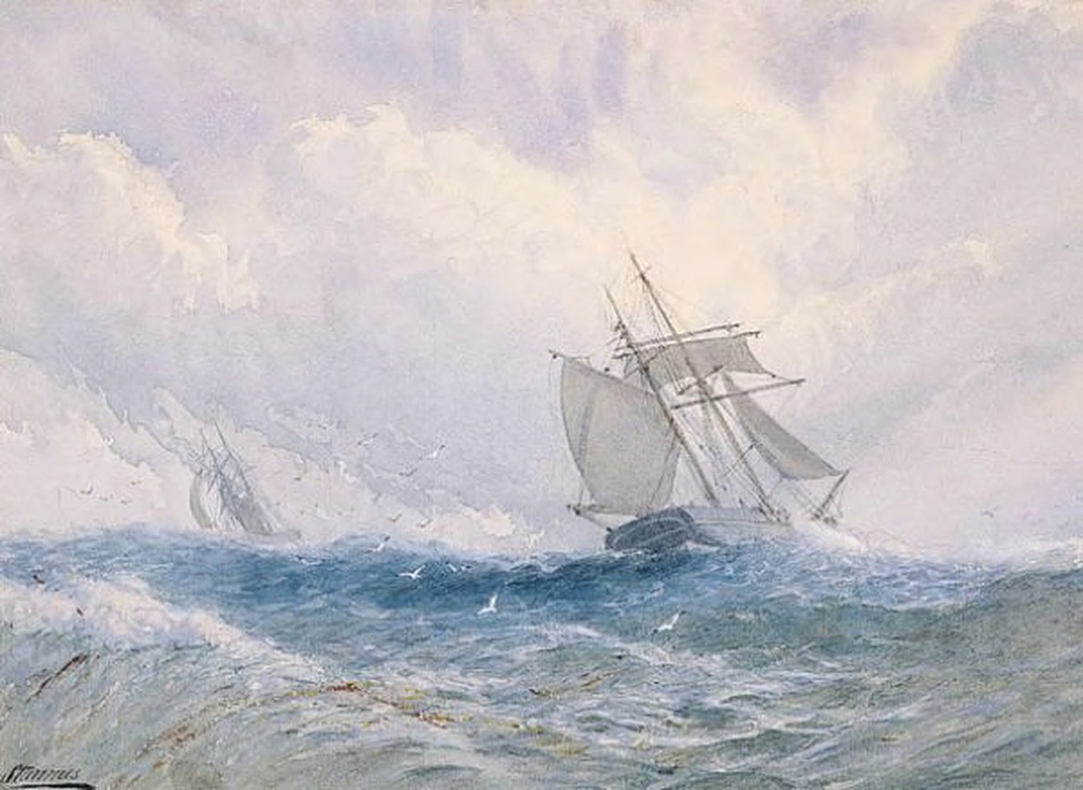 Beating into Port