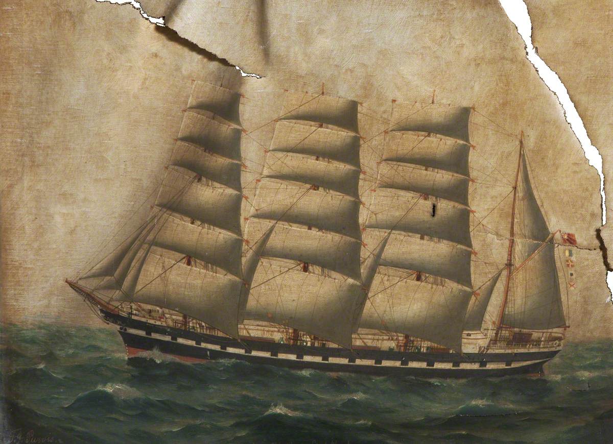 Four-Masted Barque ‘Marion Lightbody’