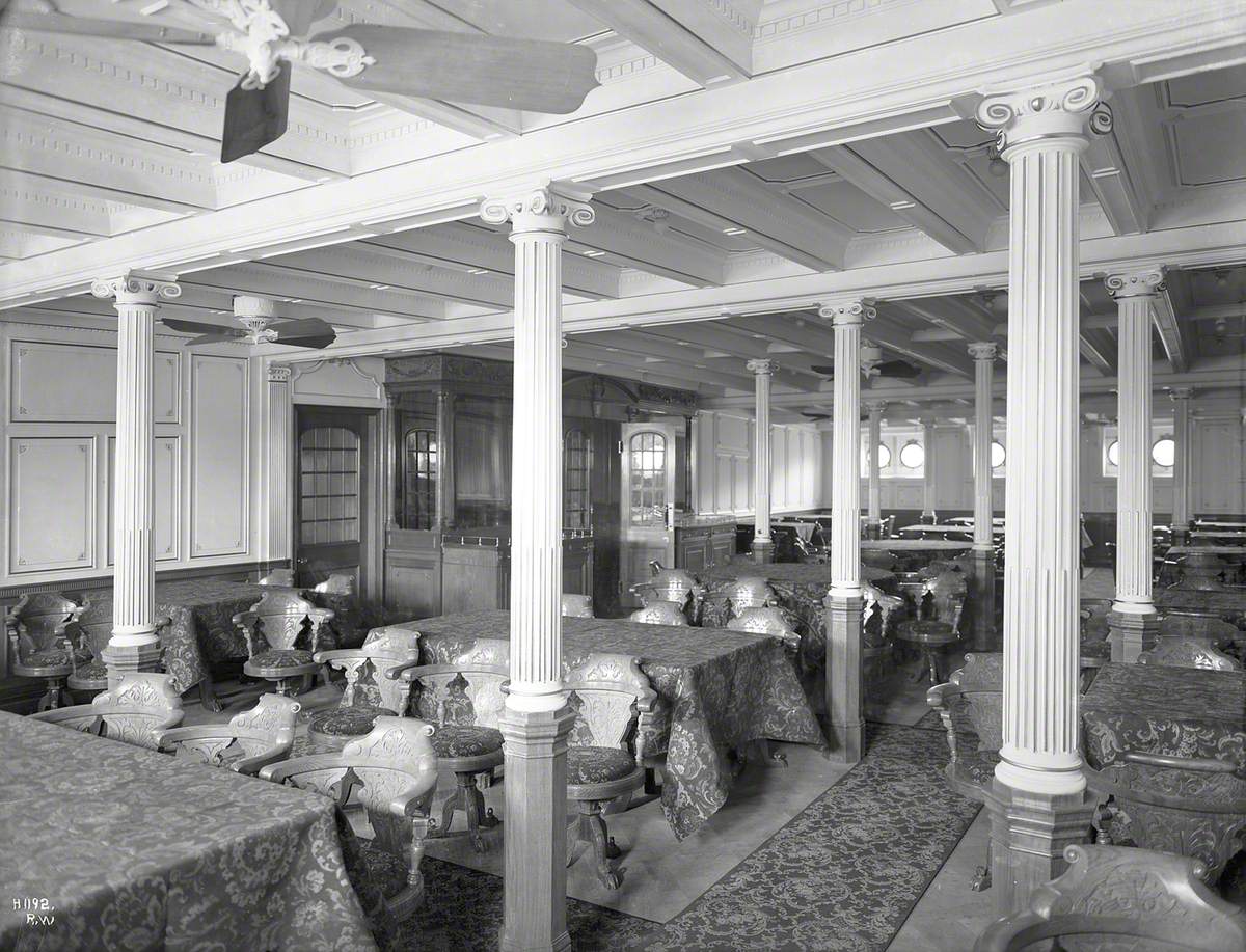 First class dining saloon