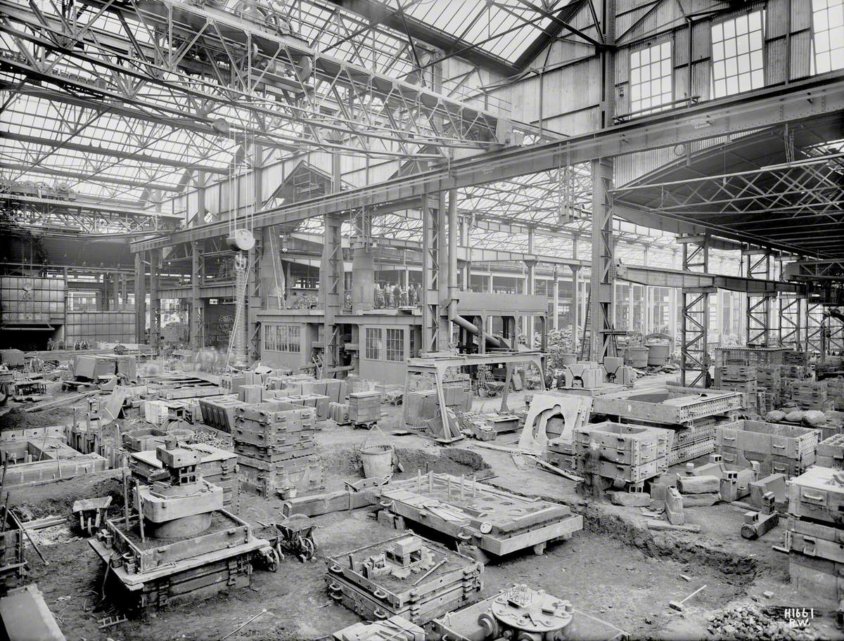 Iron foundry, interior