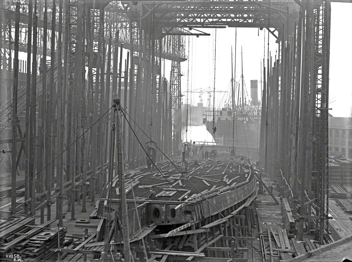 Tank Frames – Bow in No. 1 slip