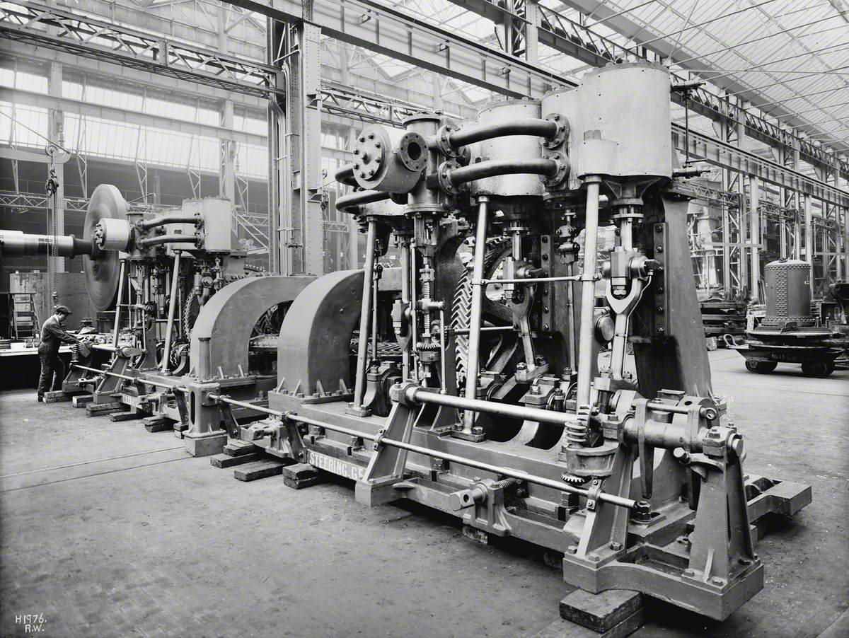 Steering gear in shop