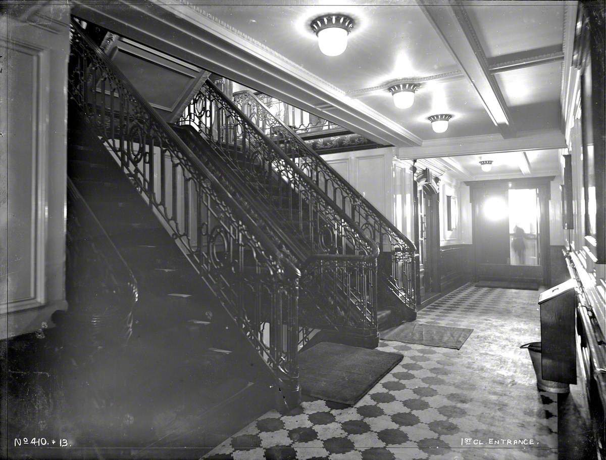 First class entrance hall and staircase