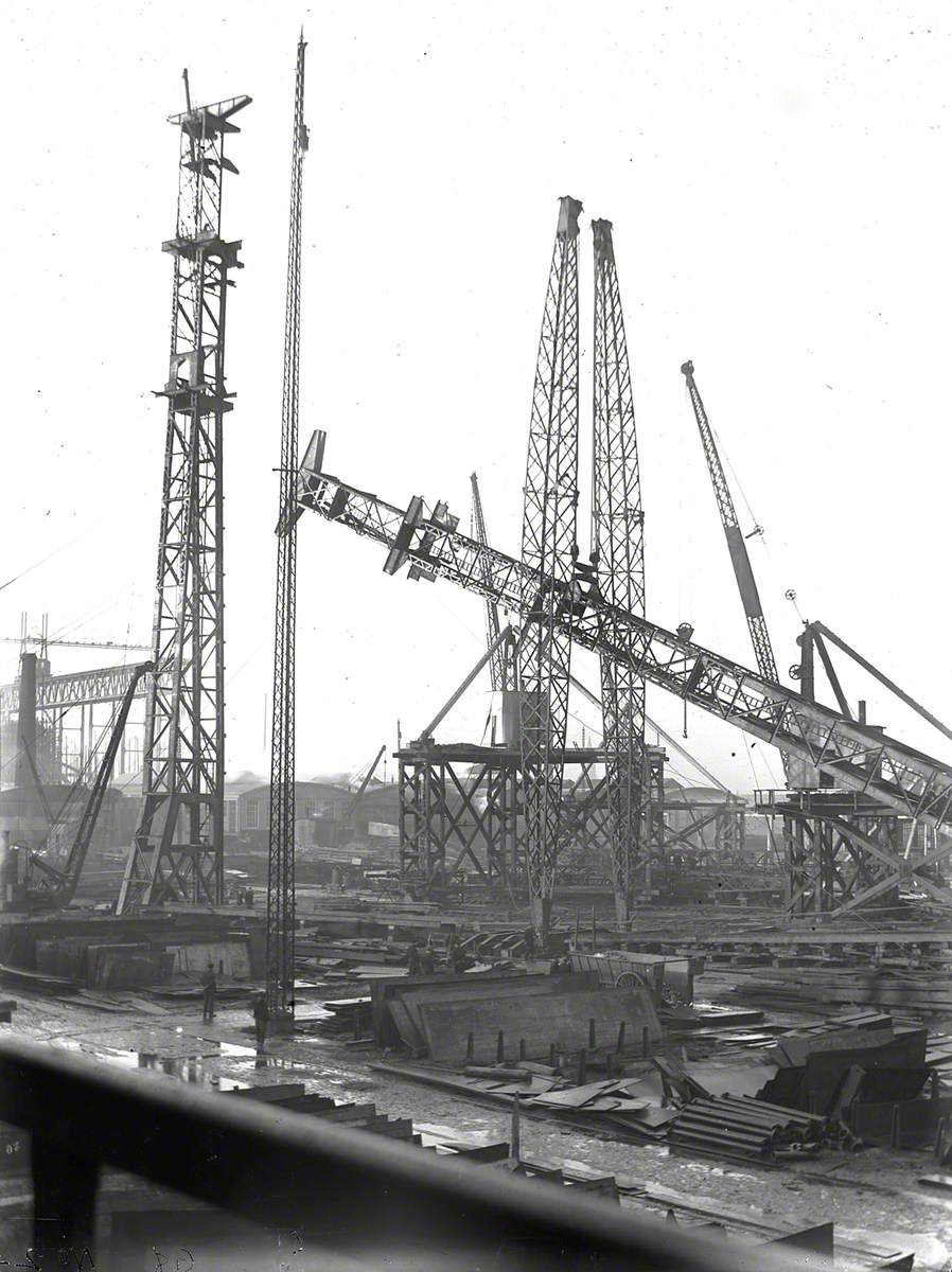 Reconstruction of North Yard slips 2 and 3 and erection of Arrol gantry ...