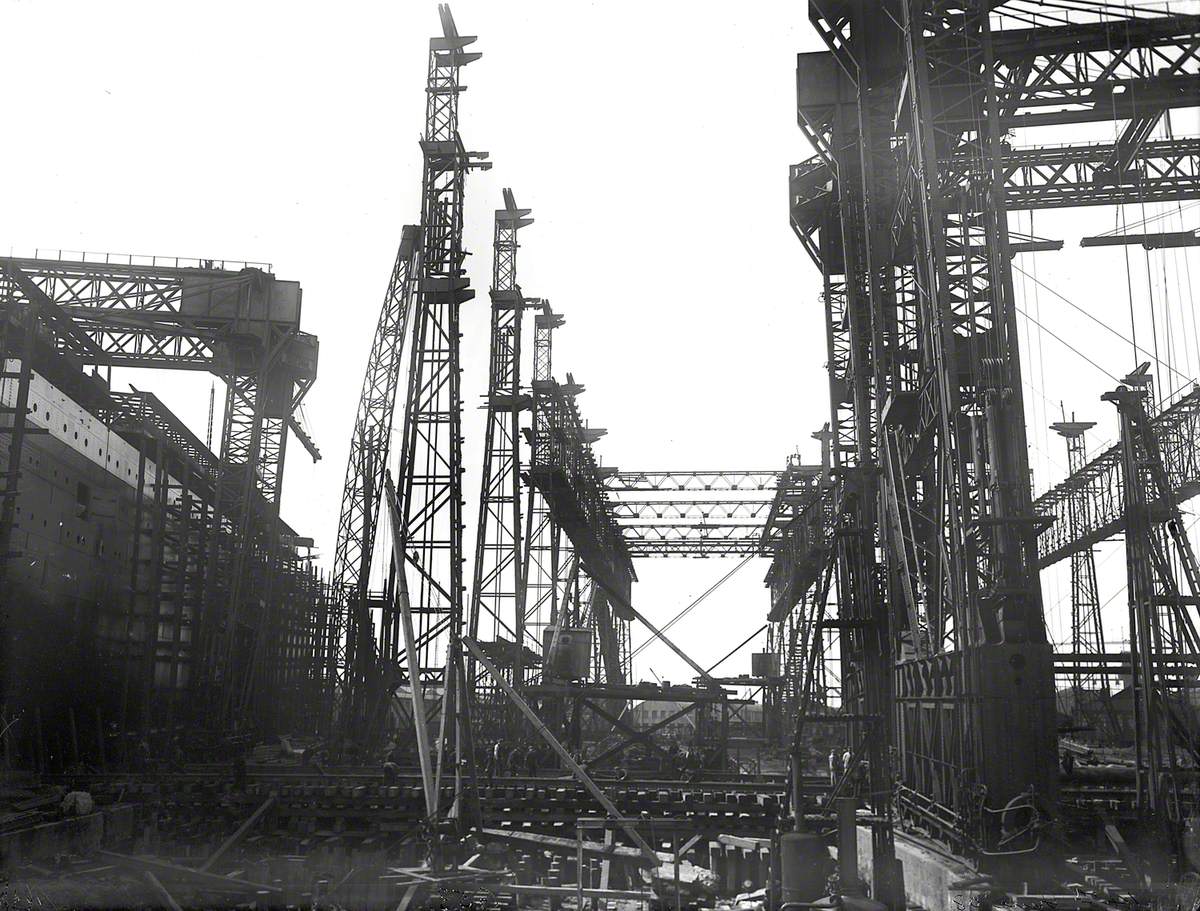 Reconstruction of North Yard slips 2 and 3 and erection of Arrol gantry ...