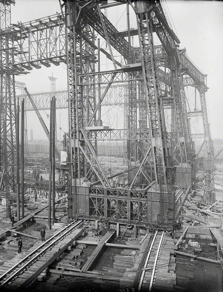 Reconstruction of North Yard slips 2 and 3 and erection of Arrol gantry ...