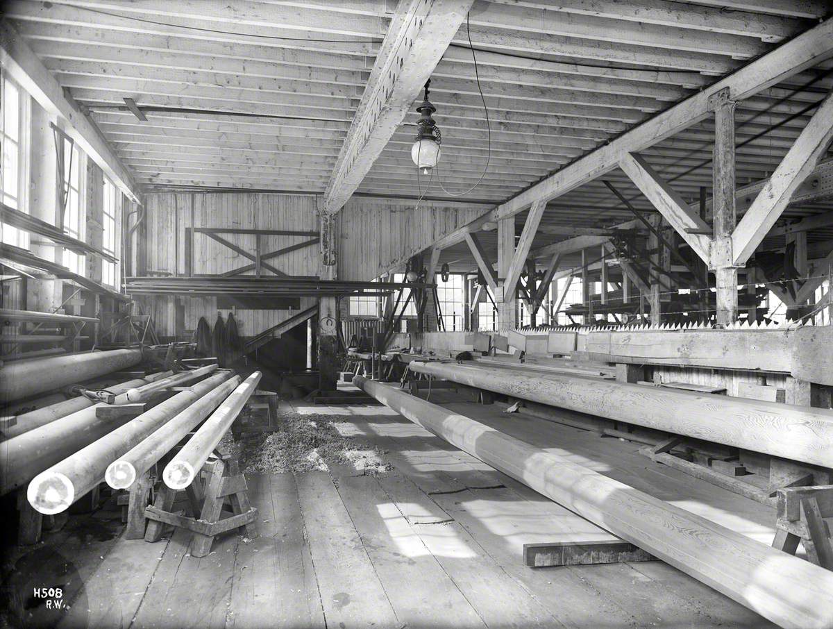 Spar maker's shed interior