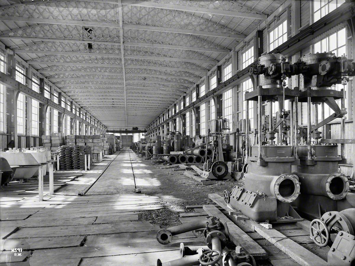 Alexandra Dock Works, general heavy weight store interior