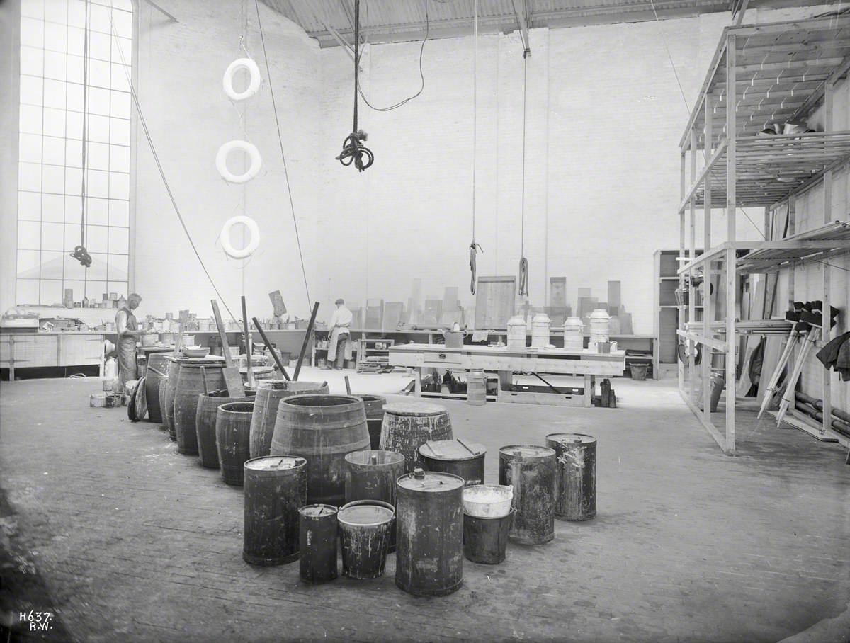Paint shop interior, Southampton