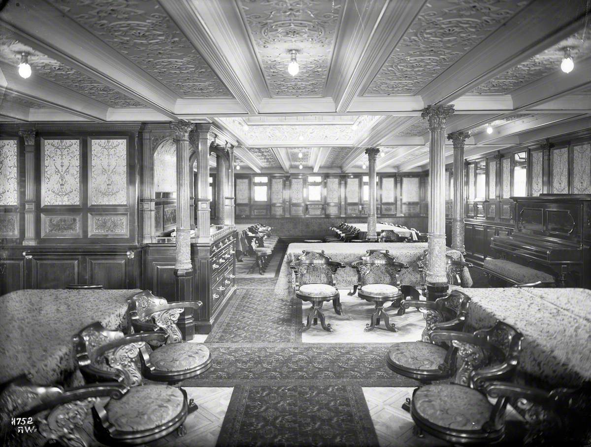 First class dining saloon