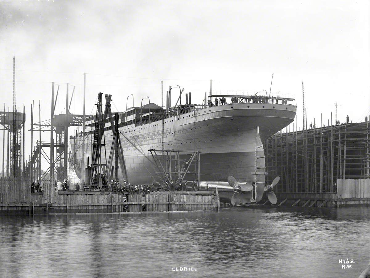 Port stern view immediately prior to launch