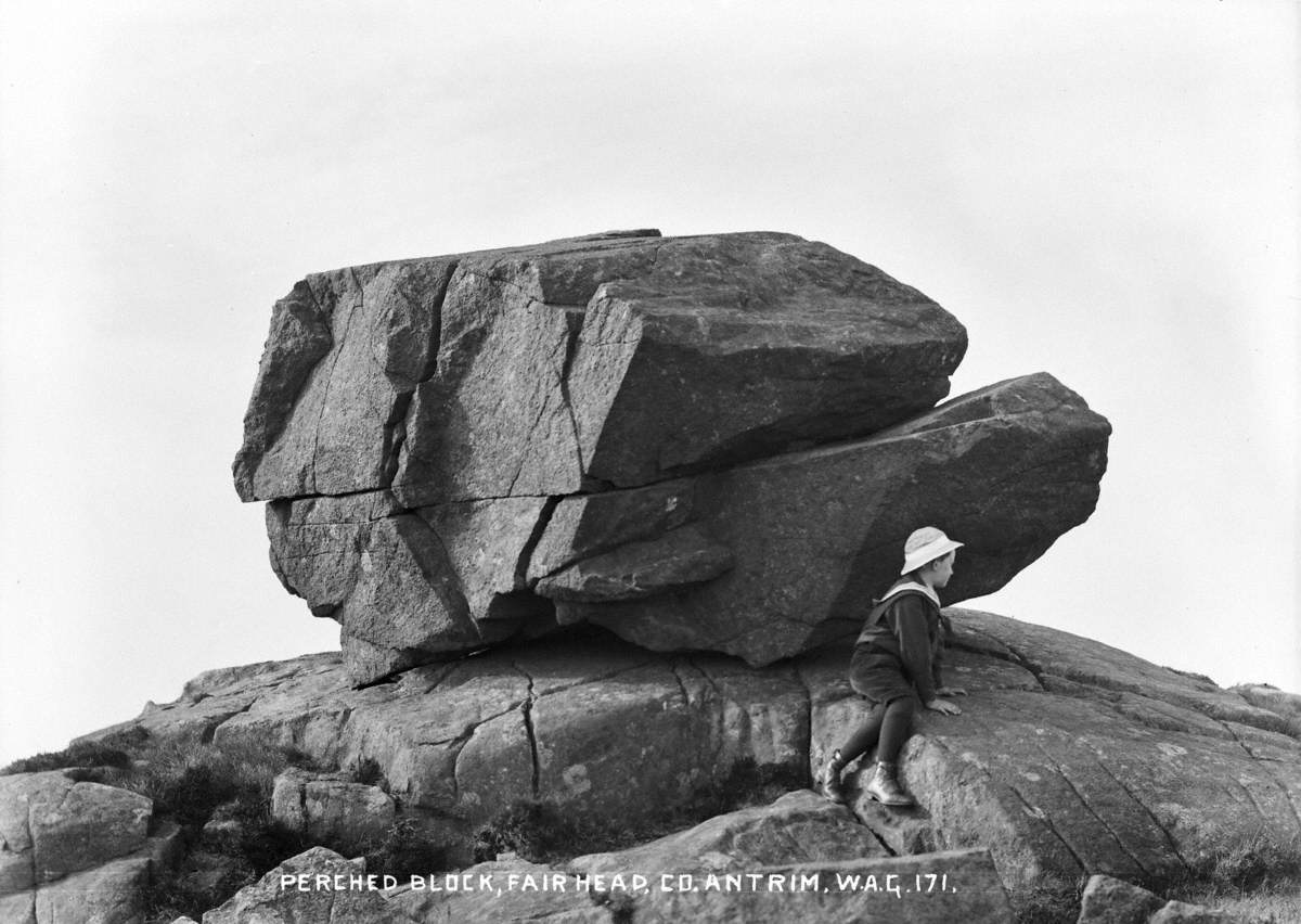 Perched Block, Fair Head, Co. Antrim