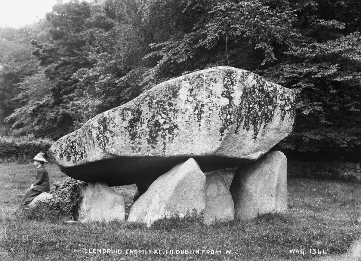 Glendruid Cromlech, Co. Dublin, from West