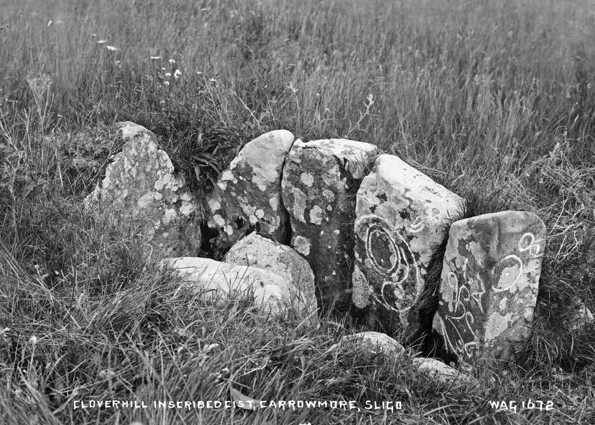 Cloverhill Inscribed Cist, Carrowmore, Sligo