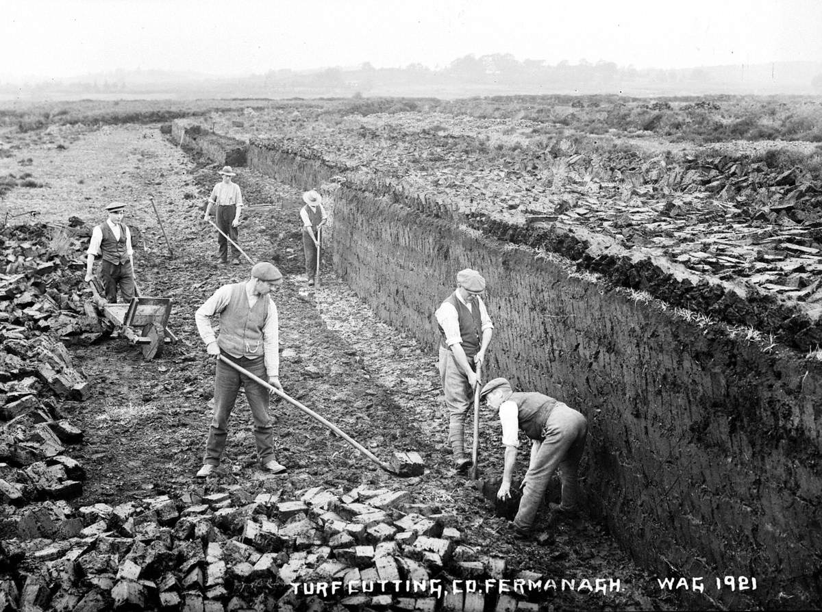 Turf Cutting, Co. Fermanagh