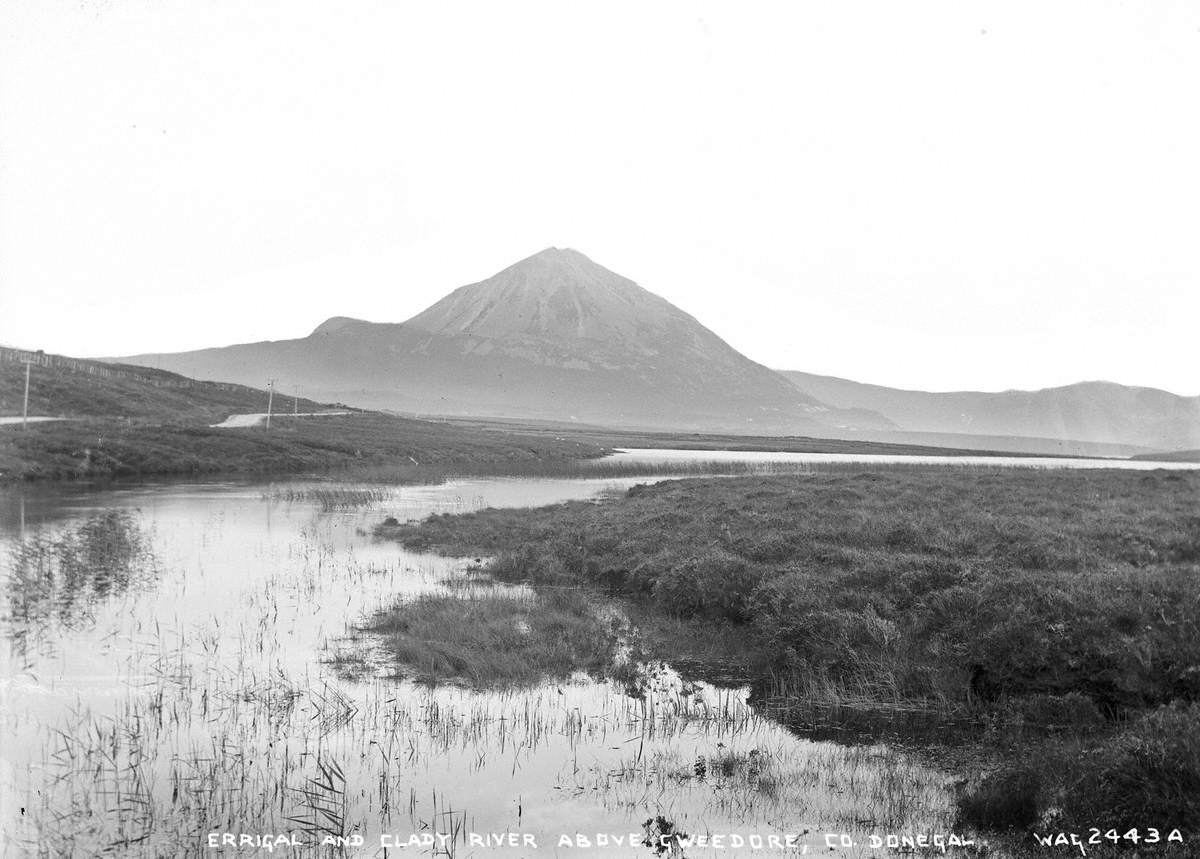 Errigal and Clady River above Gweedore, Co. Donegal