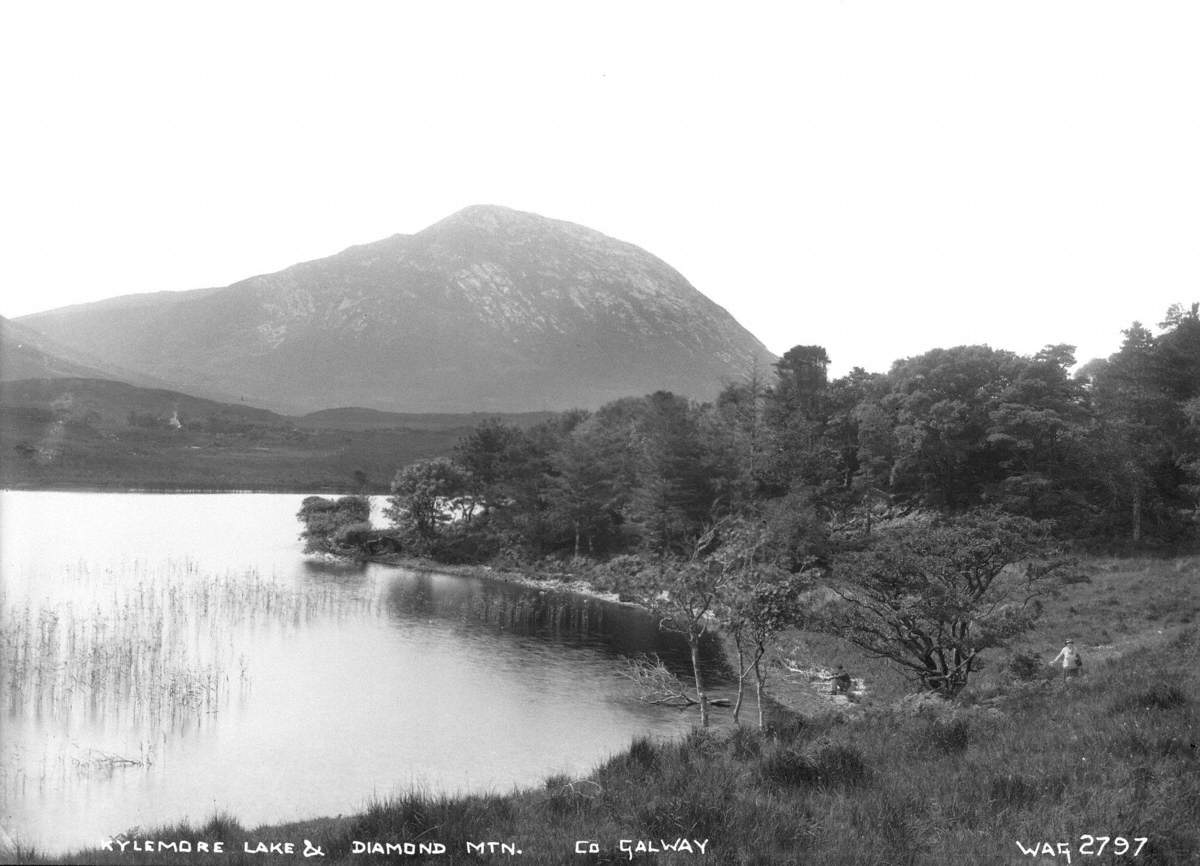 Kylemore Lake and Diamond Mountain. Co. Galway