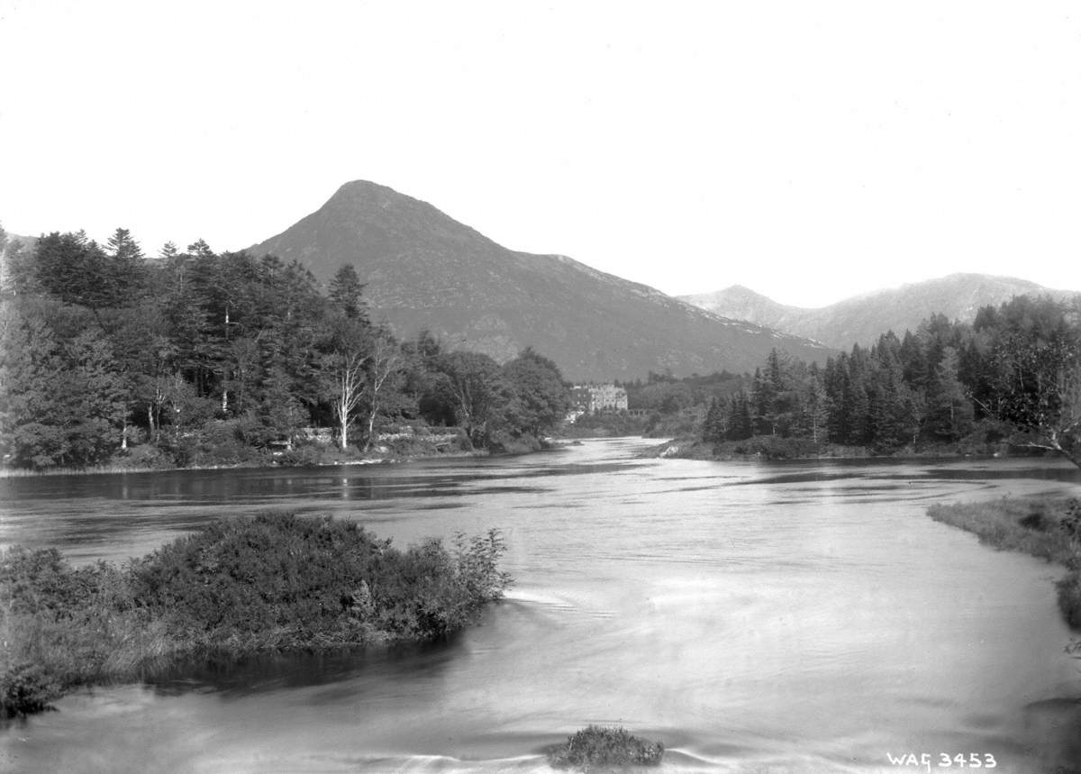 Untitled (a view of Ballynahinch Lake and Benlettery in Connemara)