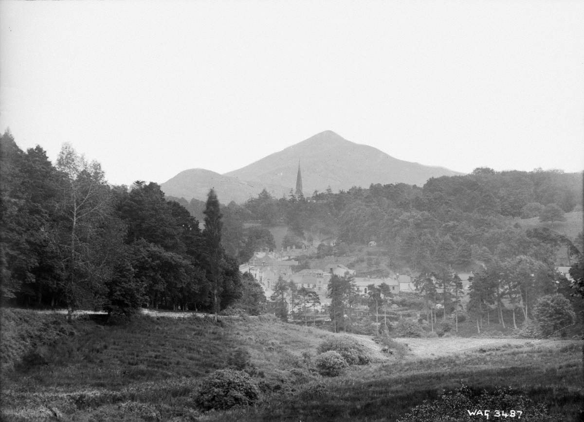 Untitled (a view of Enniskerry and Sugarloaf Mountain behind)