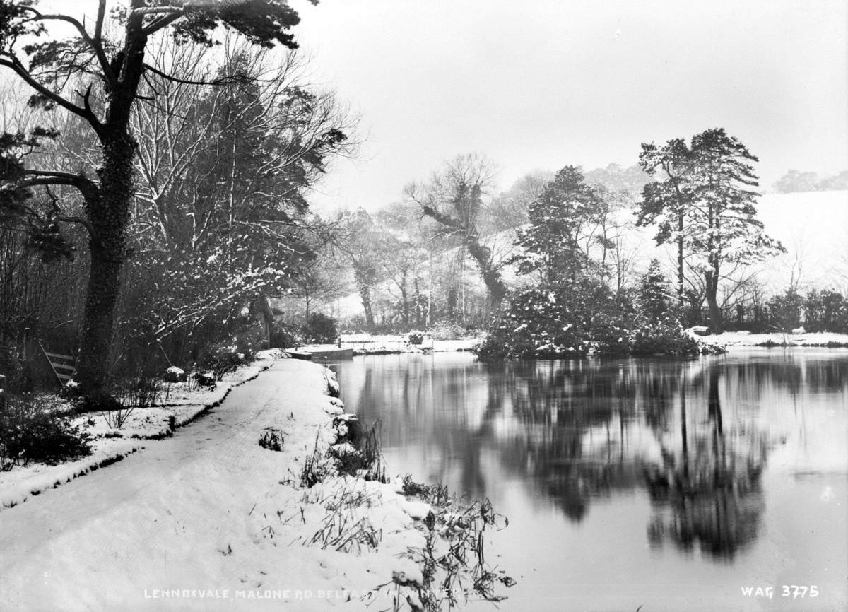 Lennoxvale, Malone Road in Winter