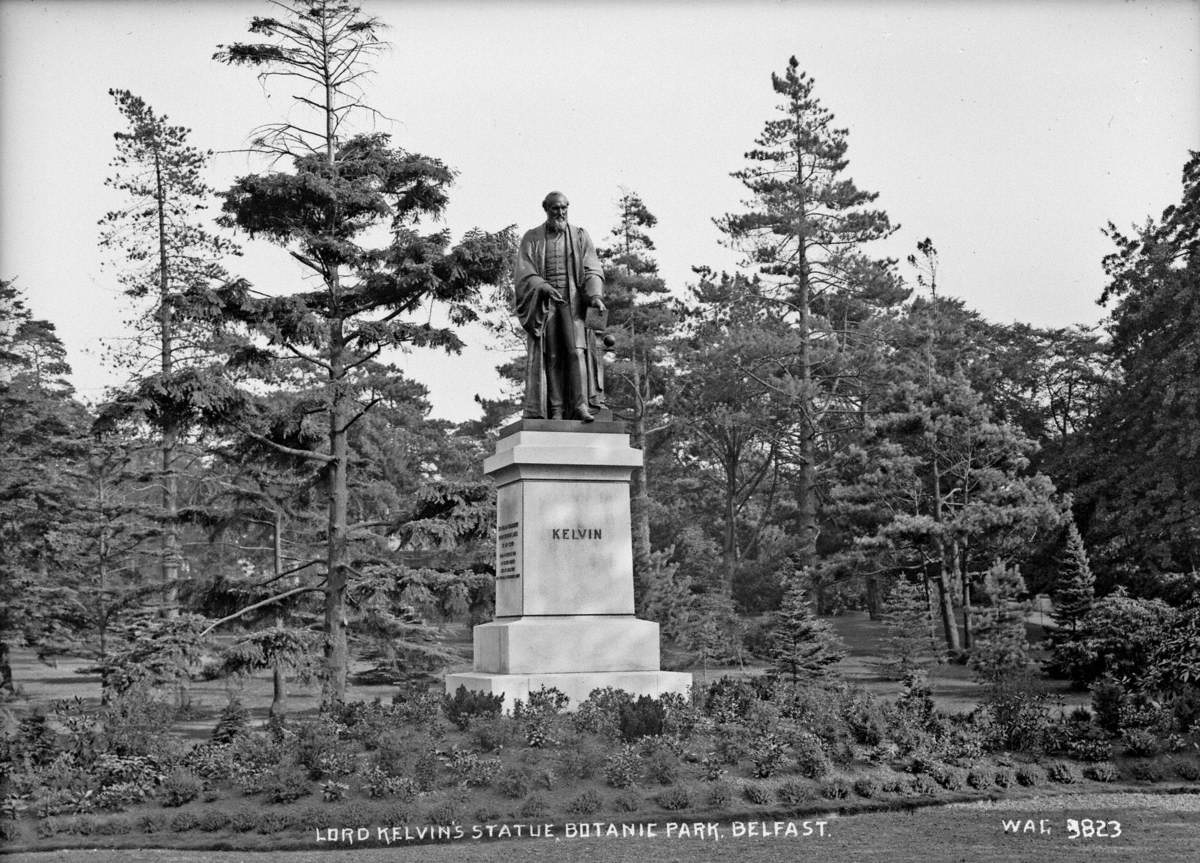 Lord Kelvin's Statue, Botanic Park, Belfast