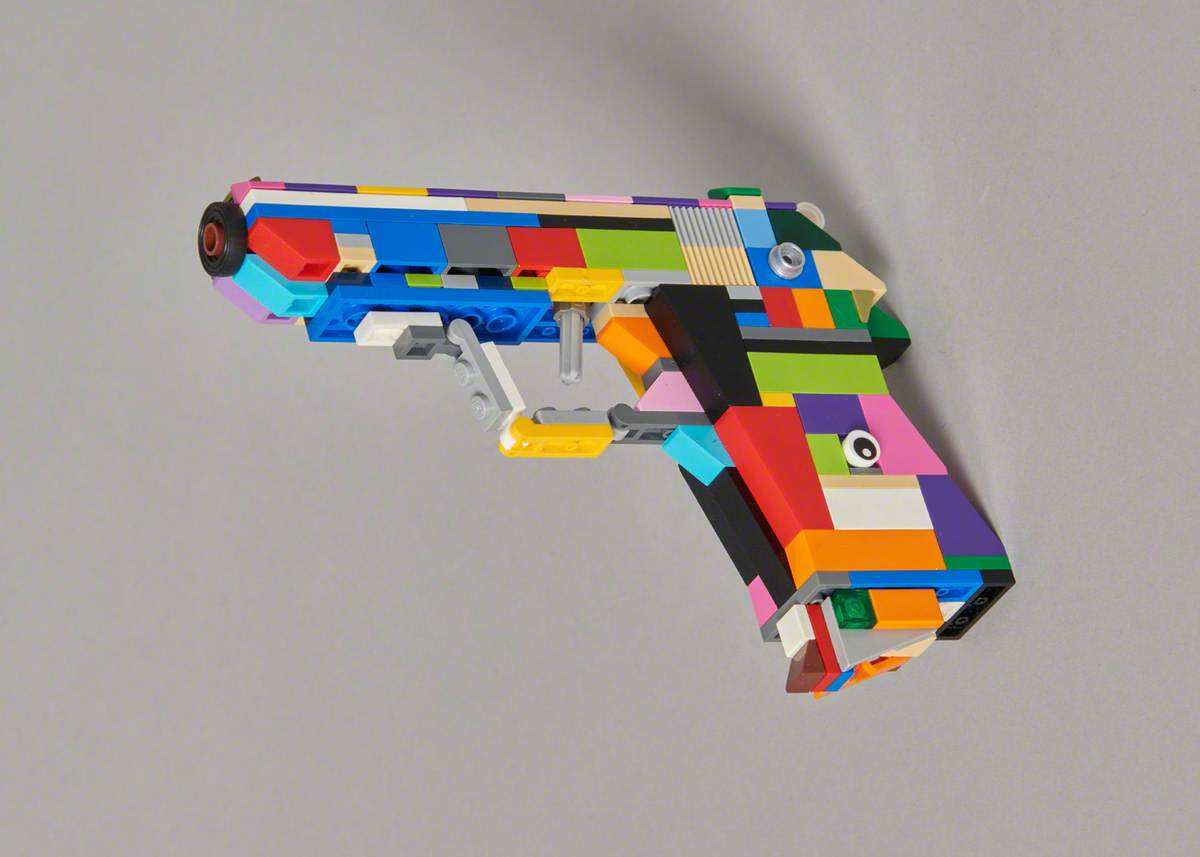 Walther PPK Handgun Coloured