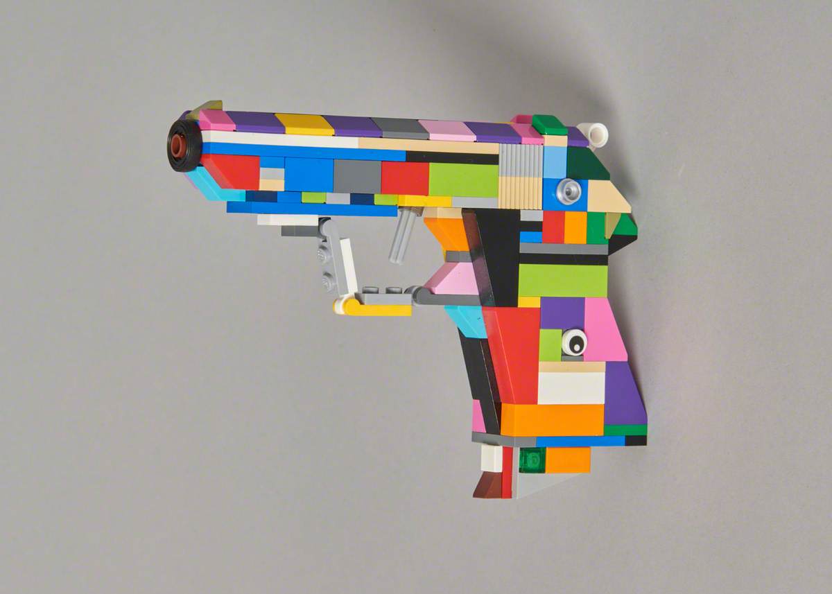 Walther PPK Handgun Coloured