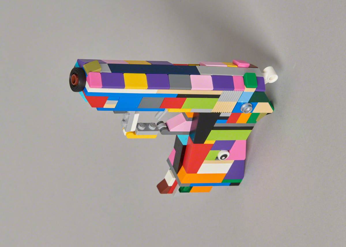 Walther PPK Handgun Coloured