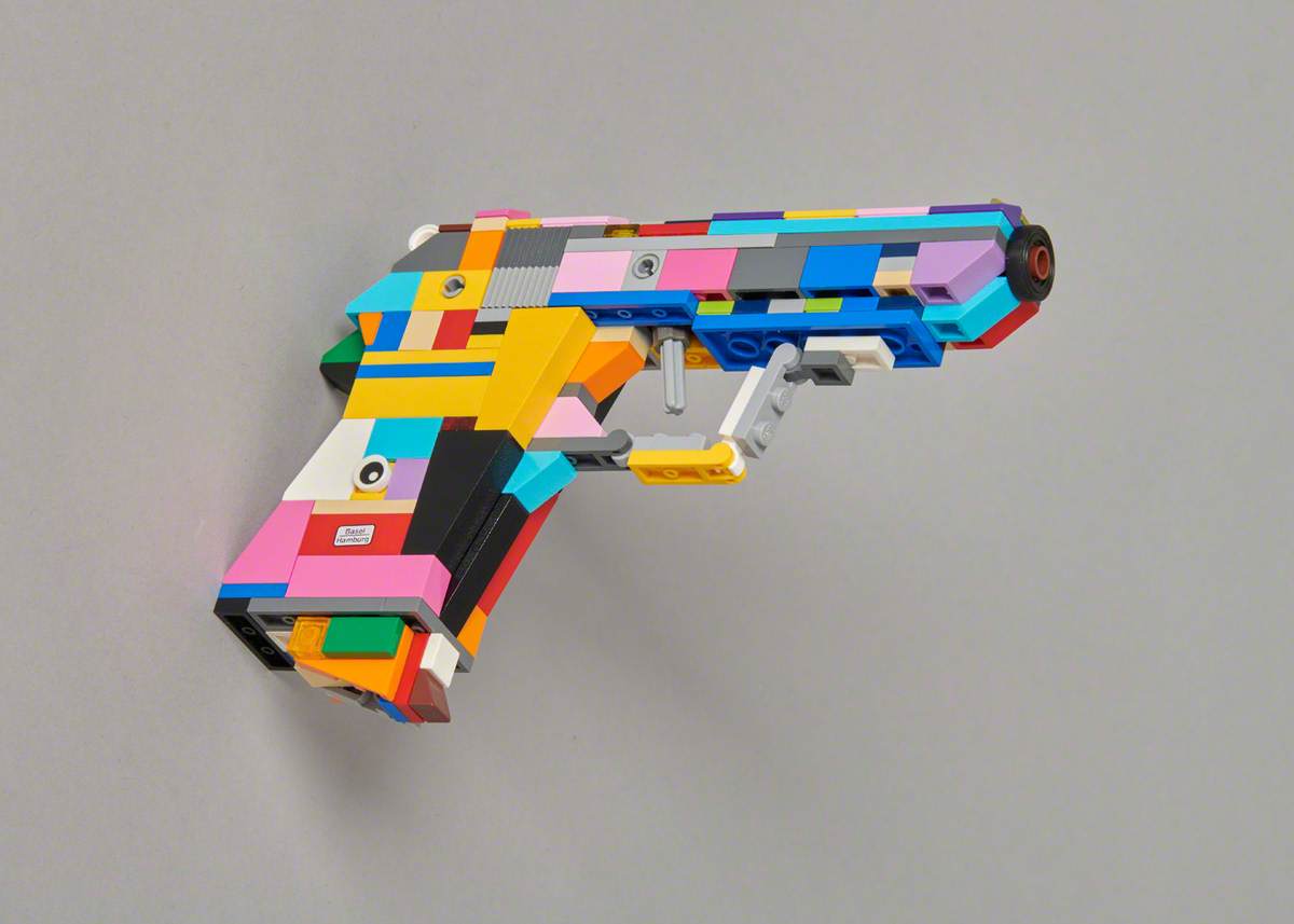 Walther PPK Handgun Coloured