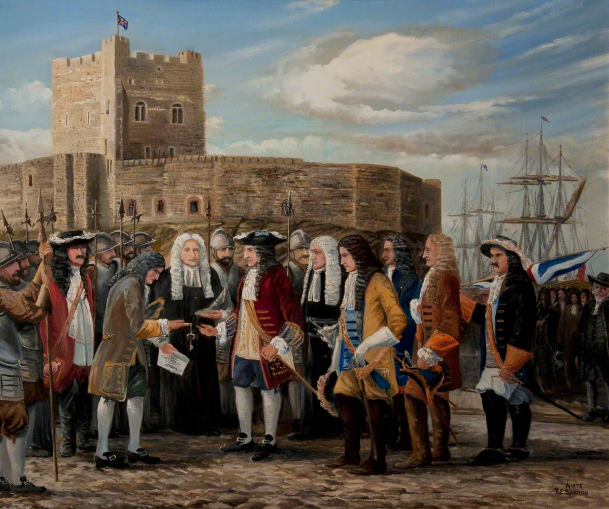 William III at Carrickfergus, 1690