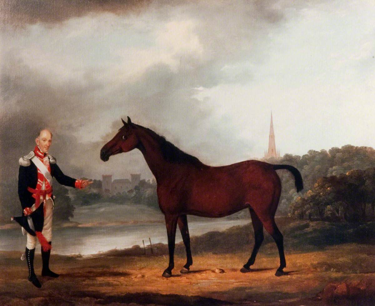 Hillsborough Guard with a Horse
