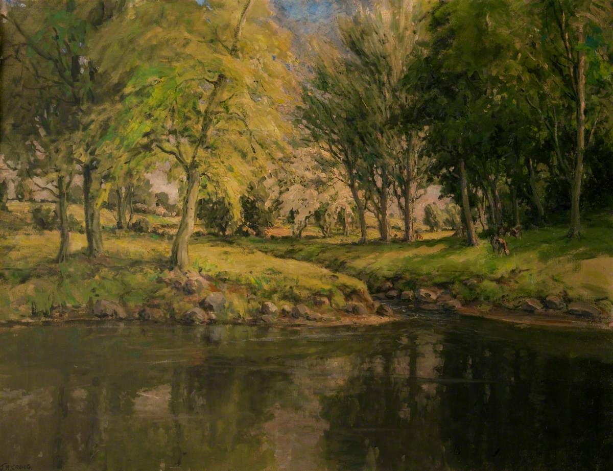 Pool, Stream, Trees and Cattle