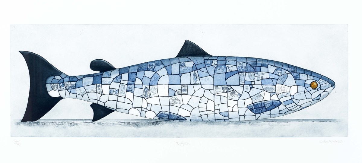 Big Fish - Murray McDowell Dot-To-Dot - Drawings & Illustration, Buildings  & Architecture, Landmarks, Statues, Monuments, & Memorials - ArtPal