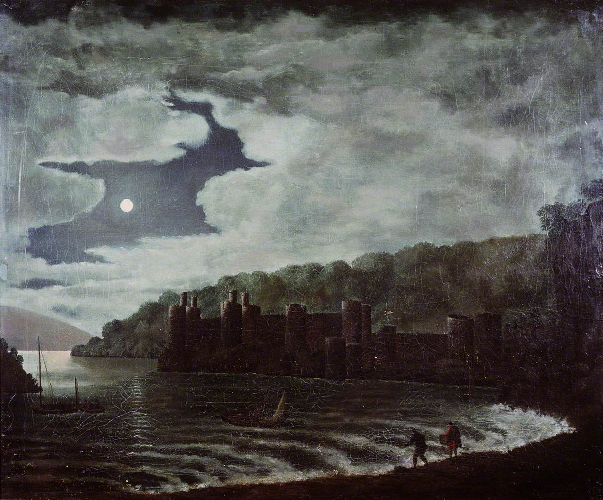 Conway Castle by Moonlight