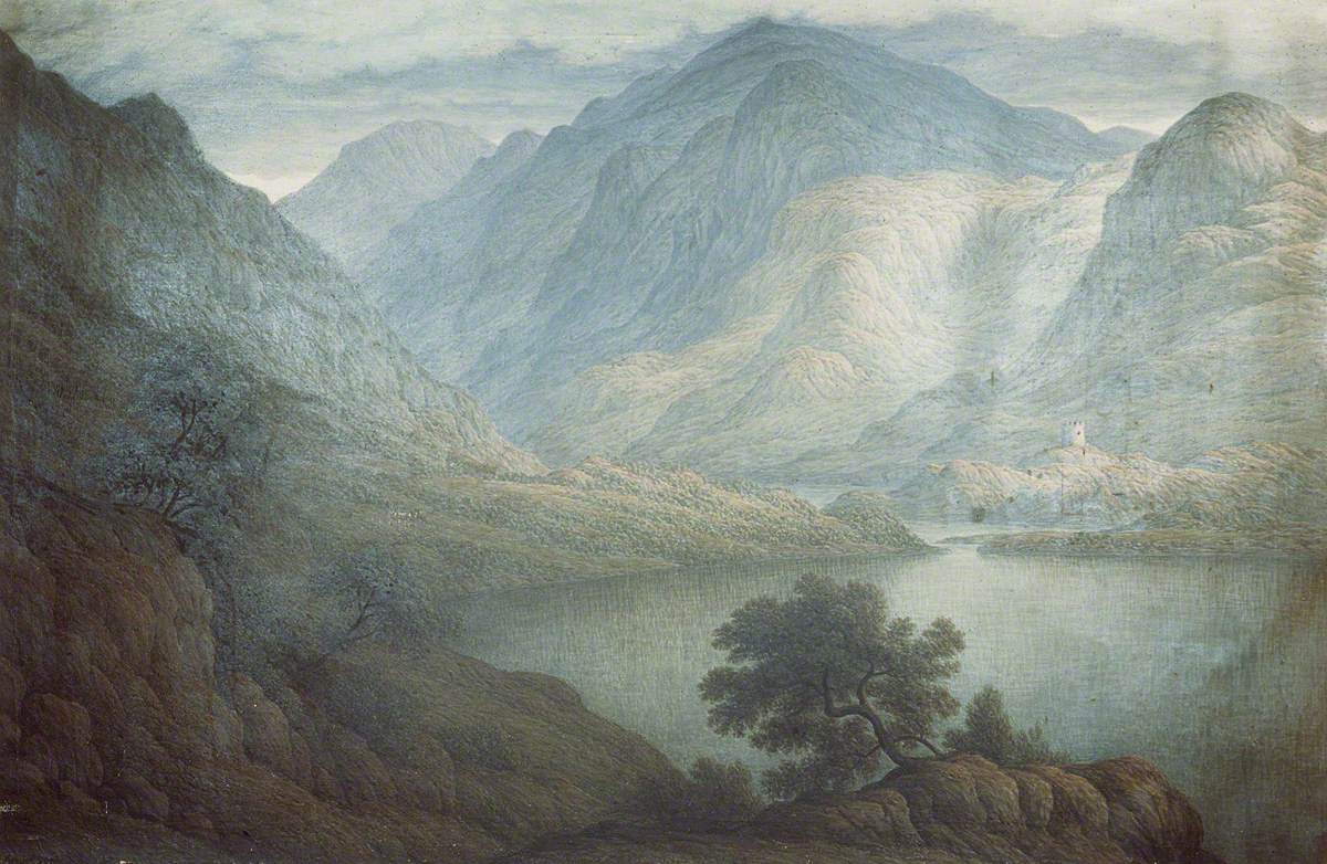 Snowdon and Dolbadarn Castle, North Wales