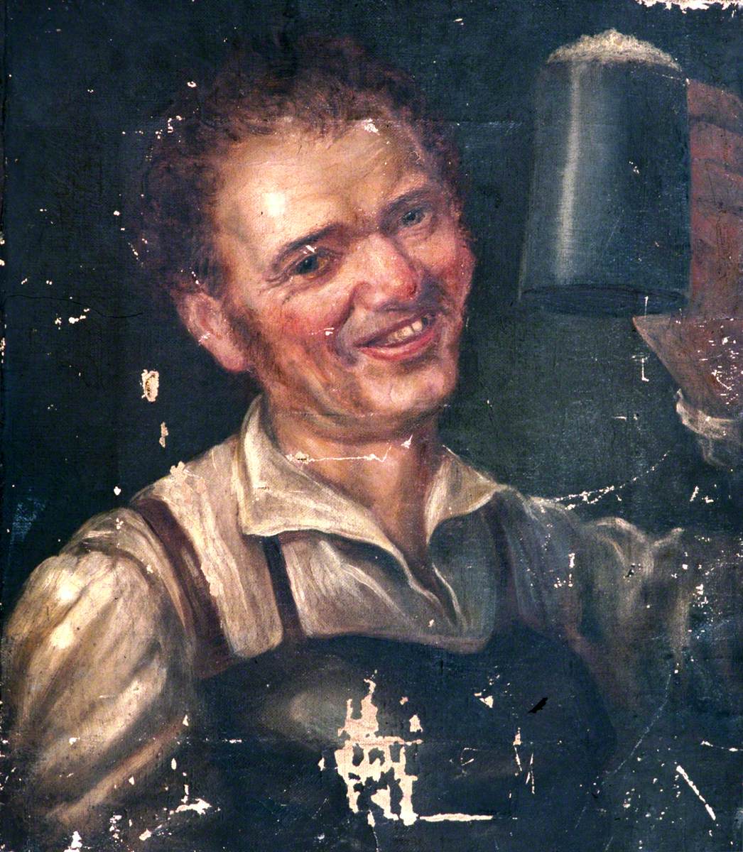Self Portrait (or A Man in Peasant Dress, Drinking)