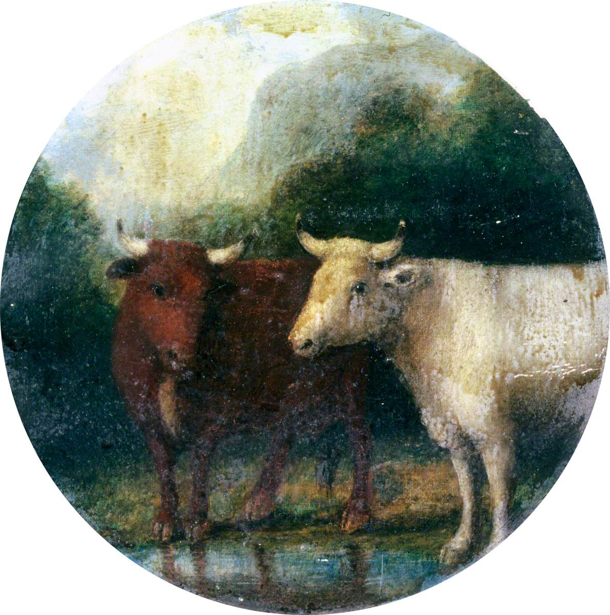 Cattle in a Mountain Landscape