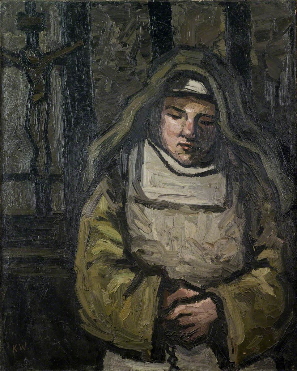 Nun at a Crucifix