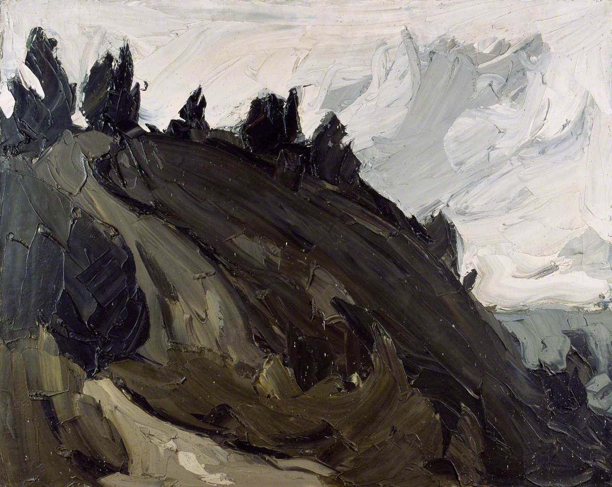 Hillside with Trees on the Horizon