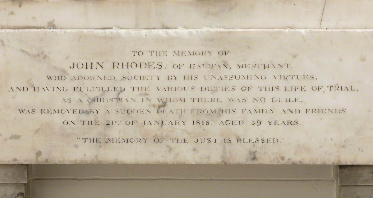 Monument to John Rhodes (d.1818)