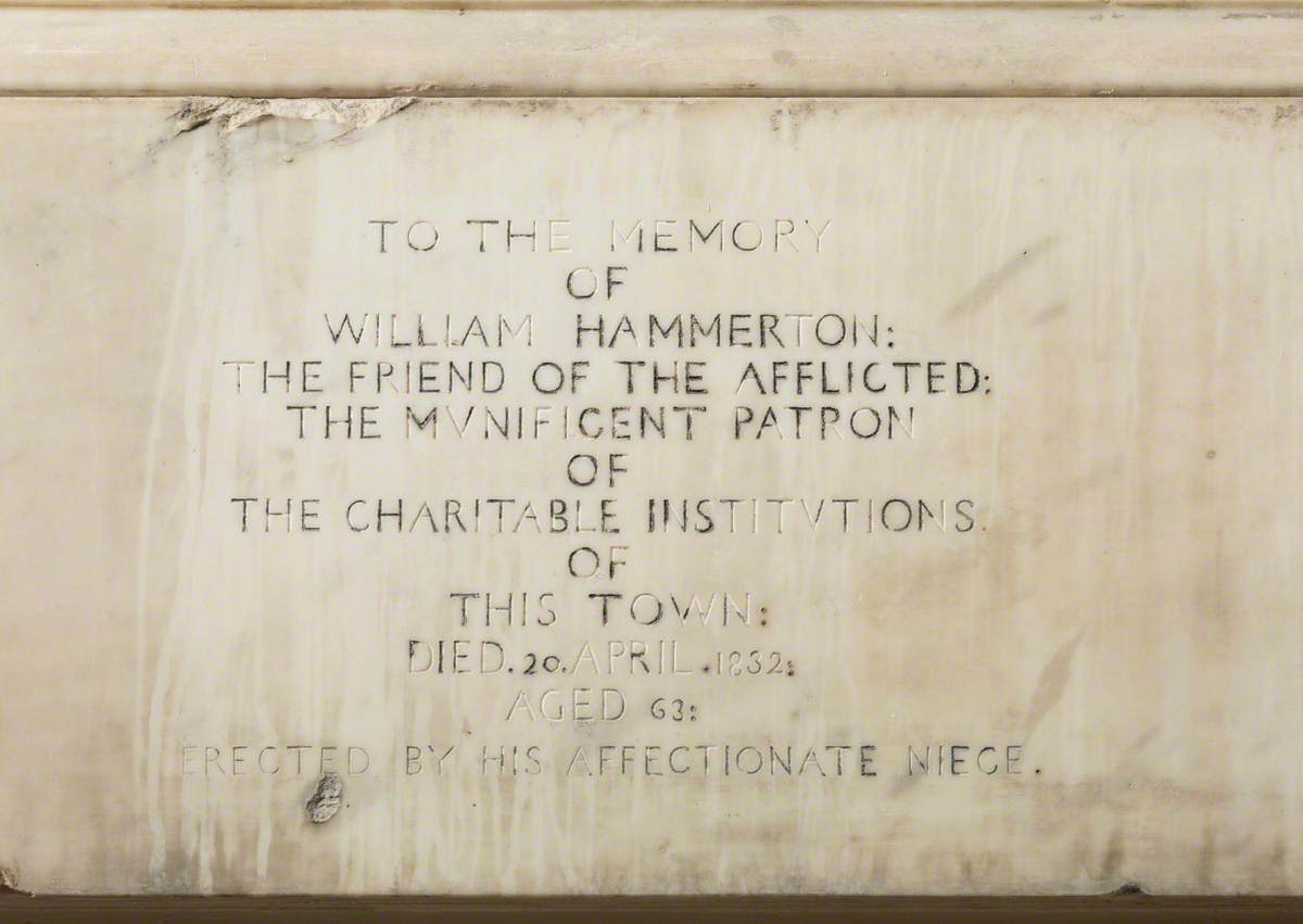 Memorial to William Hammerton (d.1832)