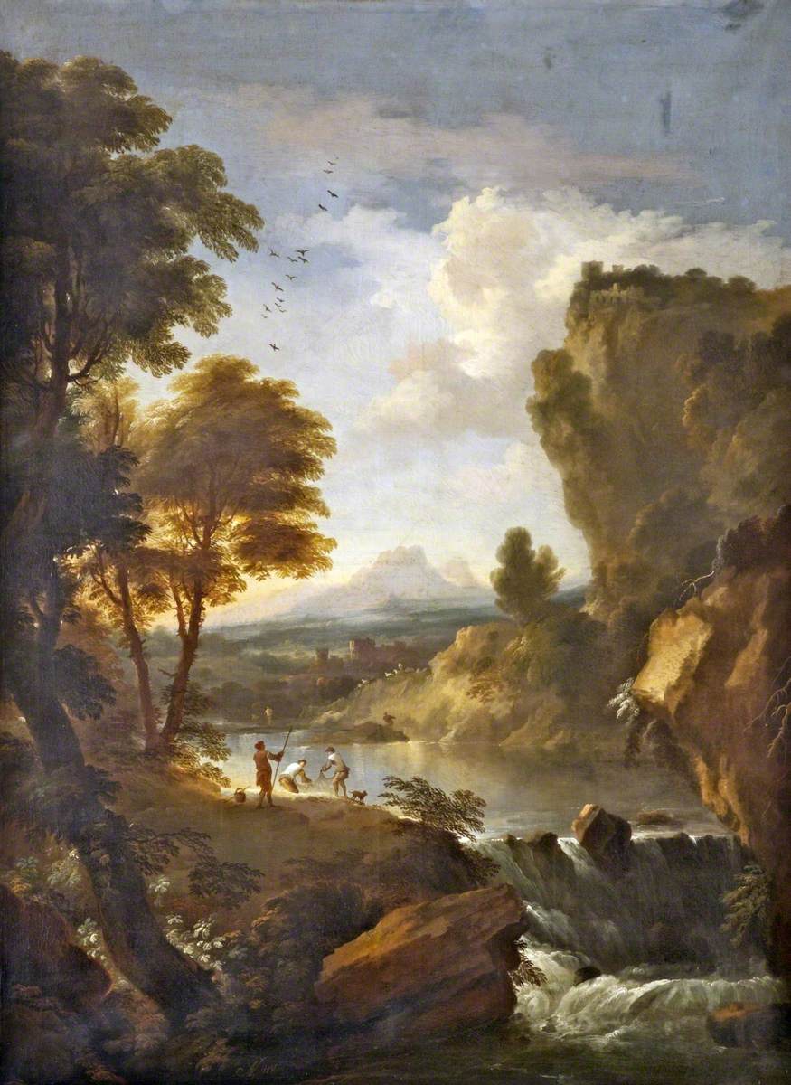 Landscape with a Waterfall