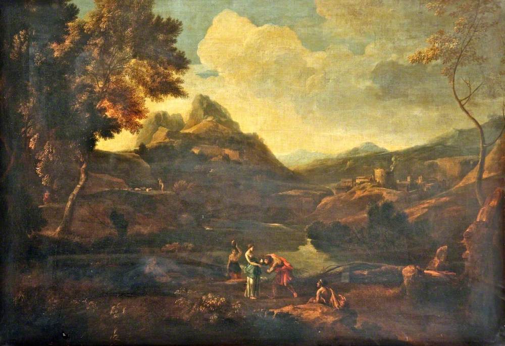 Landscape with Rebecca and Eliezer