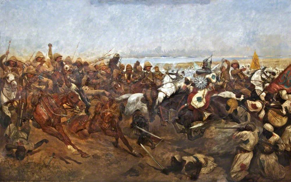 The Charge of the 21st Lancers at the Battle of Omdurman, 2 September ...