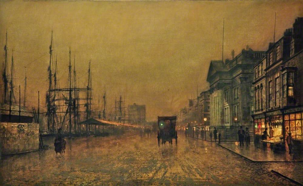 The Custom House, Liverpool, Looking North