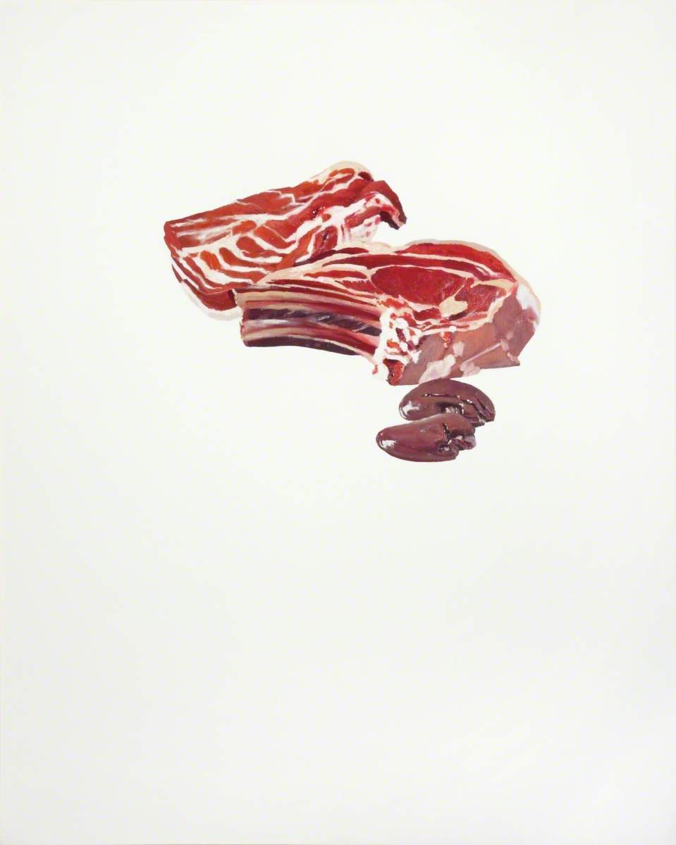 Meat Painting II In Memoriam René Magritte