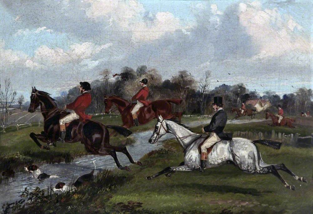 Fox-Hunt, Clearing a Brook