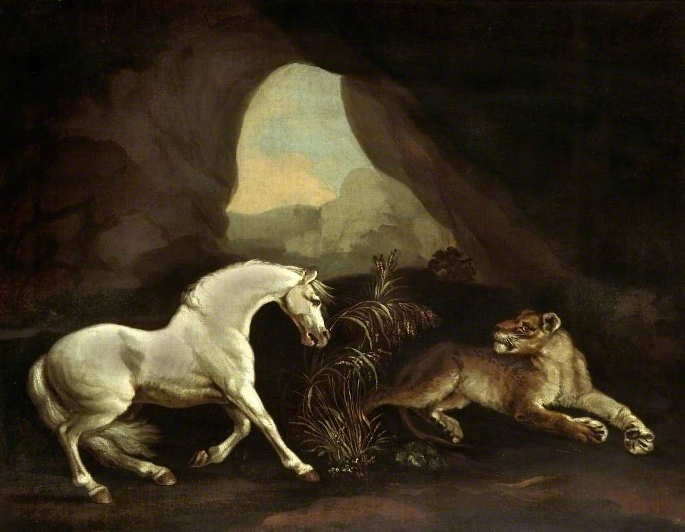 Horse and Lioness