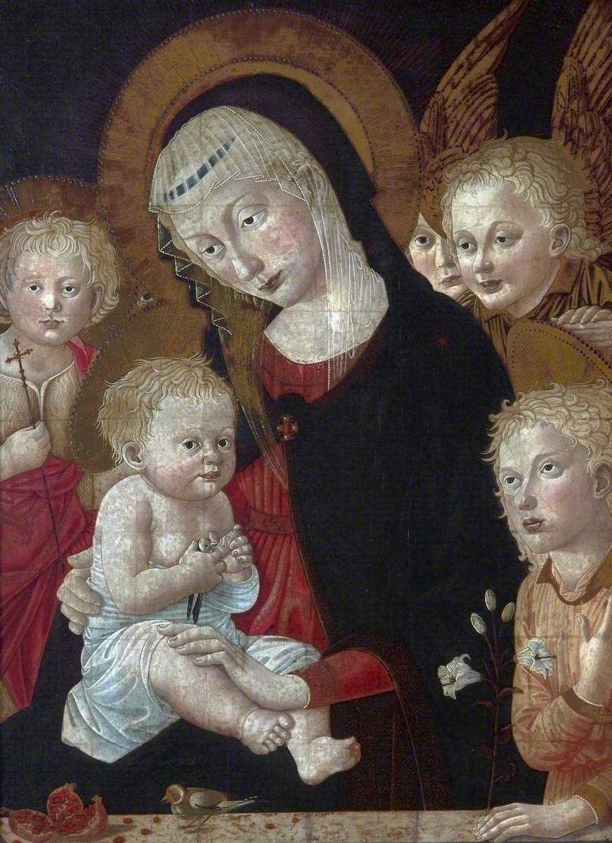 Madonna and Child with Saint John and Three Angels
