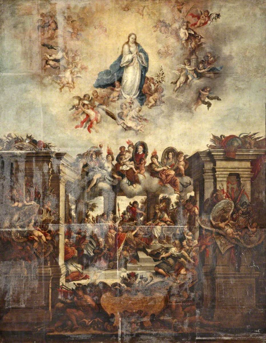 Theological Allegory with the Immaculate Conception
